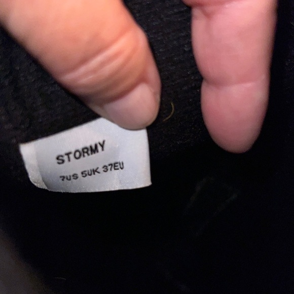 Stormy Womens Rubber Rain Boots Knee High Side Zipper Size 7 - Picture 6 of 8